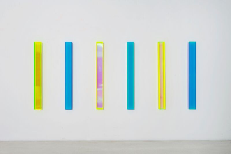 Regine Schumann, ‘Color Rainbow and Satin Brussels’, 2018, Sculpture, Fluorescent acrylic glass, Taguchi Fine Art