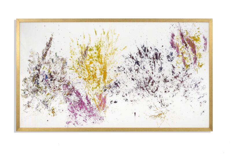 Maria Thereza Alves, ‘Unrejected Wild Flora’, 2016, Drawing, Collage or other Work on Paper, Acrylic on paper, 125 x 225 cm (unframed), Alfonso Artiaco