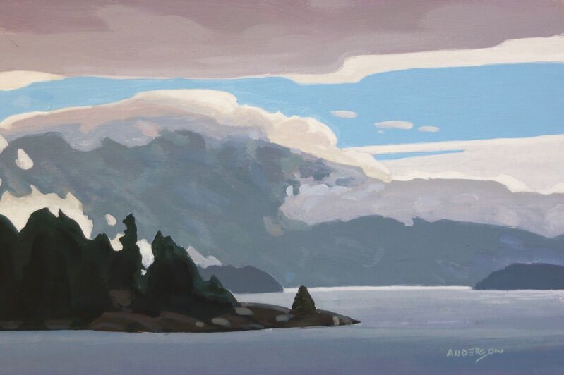 Clayton Anderson, ‘Keats Island’, Painting, Acrylic on Board, Madrona Gallery