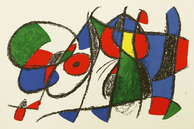 Joan Miró, ‘LE MOULIN À CAFÉ (MAEGHT 1701)’, 1954, Print, Etching with aquatint printed in colours, Sworders