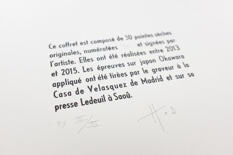 Didier Hamey, ‘Nour’, 2015, Print, Dry point on japan paper stuck on vellum, Antonine Catzéflis