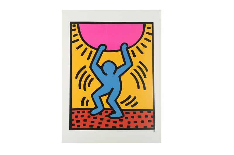Keith Haring, ‘International youth year’, 1985, Print, Silkscreen, Chiswick Auctions