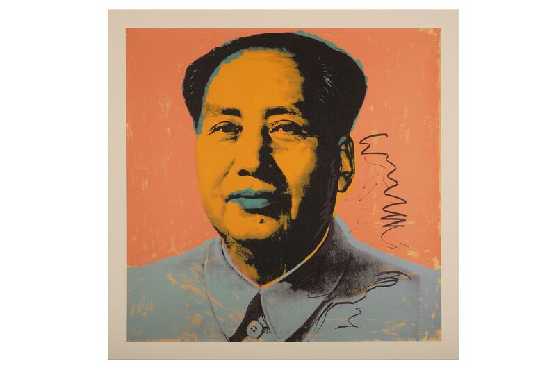 Andy Warhol, ‘Portrait of Mao Orange Edition’, 1971, Print, Colour silkscreen, Chiswick Auctions