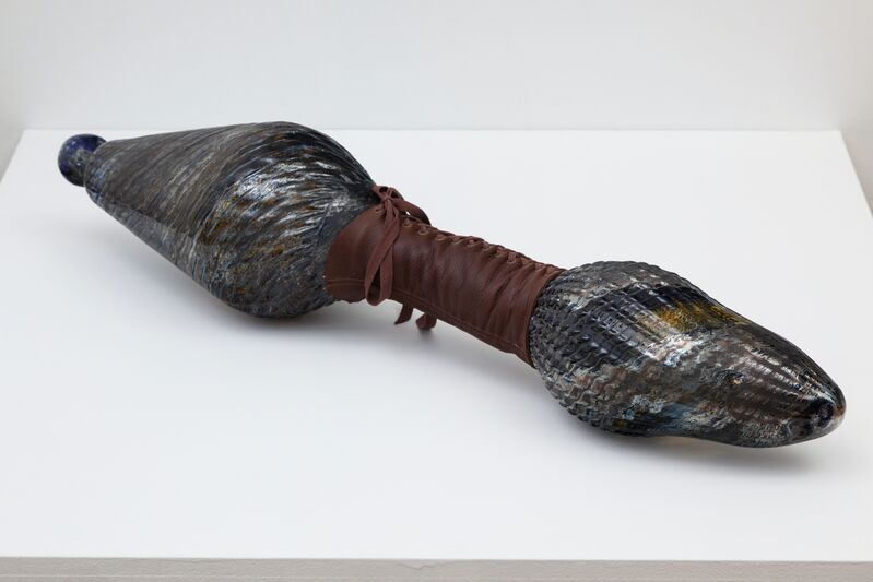 Steven Durow, ‘When I Left You’, 2017, Sculpture, Glass, scavo, leather, Michael Warren Contemporary