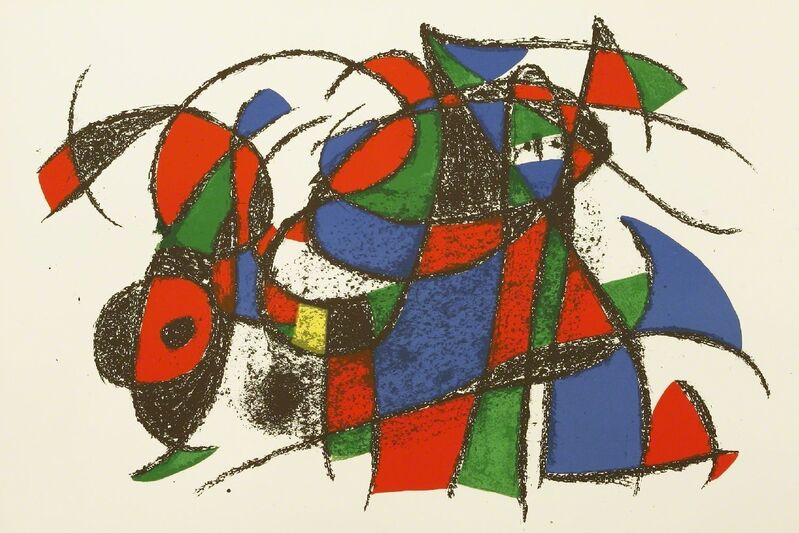 Joan Miró, ‘LITHOGRAPHIE II’, 1972/1975, Print, Three lithographs printed in colours, Sworders