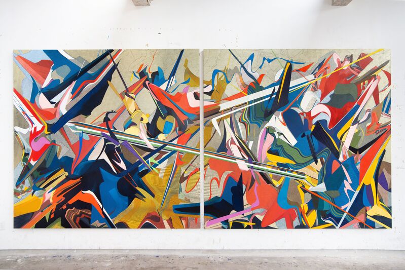 Omar Rodriguez-Graham, ‘Solo los muertos han visto el final de la guerra (Después de Tiepolo’, 2019, Painting, Oil on linen, Arróniz Arte Contemporáneo 