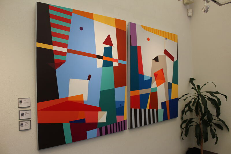 Gennaro Rodríguez, ‘Orange Square’, 2019, Painting, Acryilic on canvas, Aura Galerias