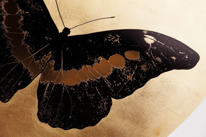 Damien Hirst, ‘'I Love You' Butterfly, Black/Gold’, 2015, Print, Silkscreen, Foil-block, Gold Leaf, Arton Contemporary