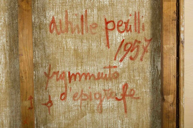 Achille Perilli, ‘Frammento d'epigrafe’, 1957, Painting, Mixed media on canvas, ArtRite