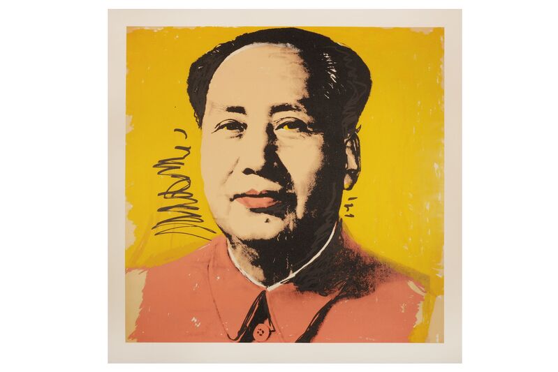 Andy Warhol, ‘Portrait of Mao Yellow Edition’, 1971, Print, Colour silkscreen on paper, Chiswick Auctions