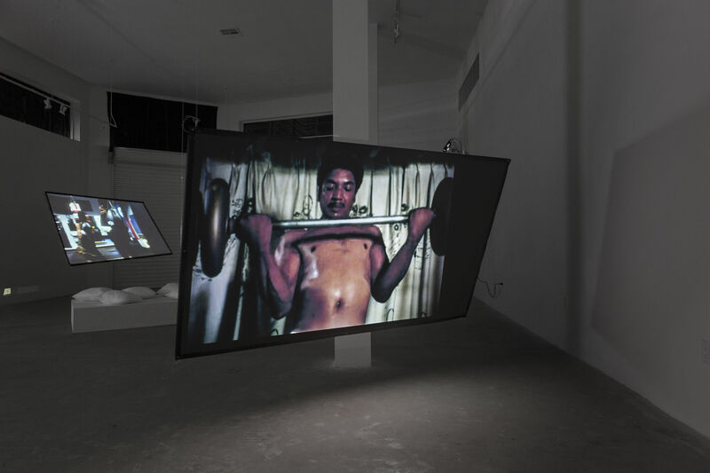 Shikeith, ‘to bathe a mirror’, 2018, Video/Film/Animation, 5-channel video installation, audio, Yossi Milo Gallery