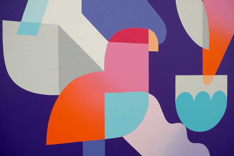 Oli-B, ‘Parrot’, 2019, Painting, Acrylic and Spray paint on lin canvas, Macadam Gallery
