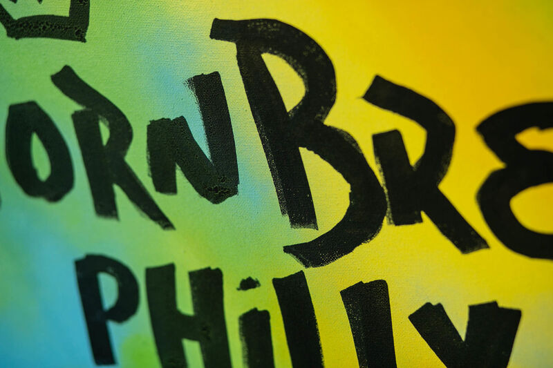 Cornbread, ‘Cornbread Philly Canvas’, 2020, Painting, Acrylic paint on canvas, Paradigm Gallery + Studio