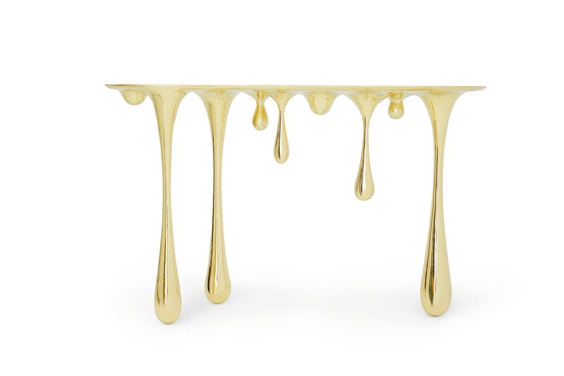 Zhipeng Tan, ‘Melting Console Table (Brass)’, 2017, Design/Decorative Art, Brass, Gallery ALL
