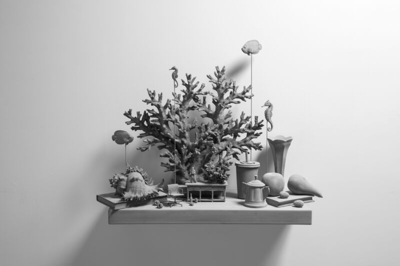 Hans Op de Beeck, ‘Still Life (wall piece) (6)’, 2019, Sculpture, Plaster, polyester, MDF, metal, coating, PILEVNELI Gallery