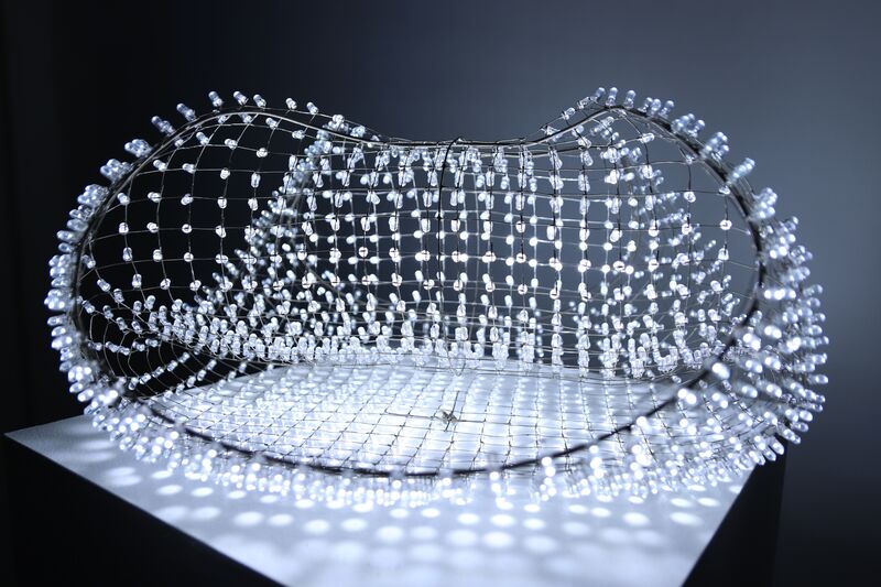 Jason Krugman, ‘Beta Eridani’, 2017, Sculpture, Hand soldered LED mesh, SL Gallery