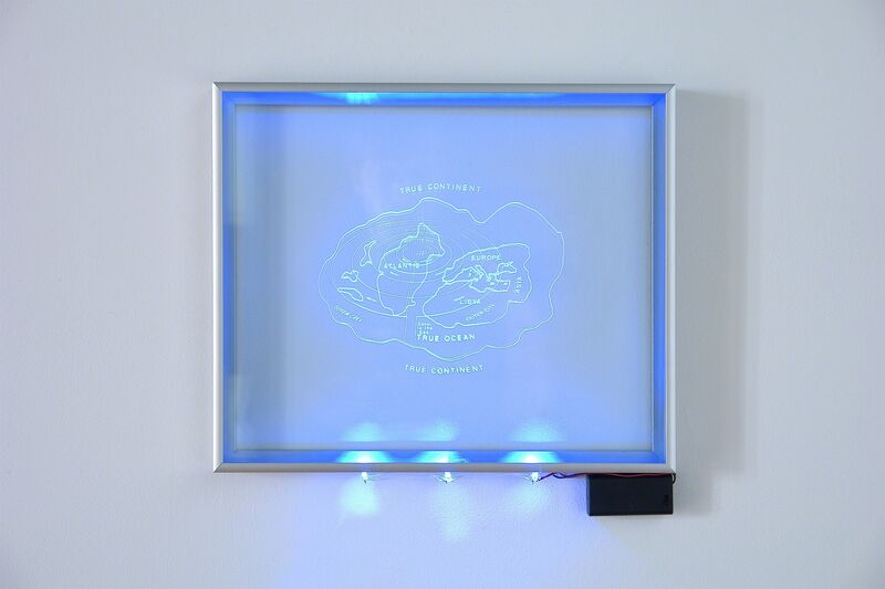 Janet Bellotto, ‘Finding Atlantis’, 2006, Installation, Engraved Glass, LED Lights, Zilberman Gallery