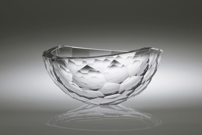 Tomáš Brzon, ‘'Crystal Cut Bowl' Cast, Cut and Polished Glass Sculpture’, 2016, Sculpture, Cut, Mold and Polished Optic Glass, Ai Bo Gallery