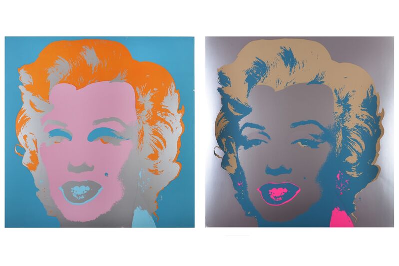 Andy Warhol, ‘Sunday B Morning Marilyn Monroe’, Print, A set of two screenprints on museum board, Chiswick Auctions