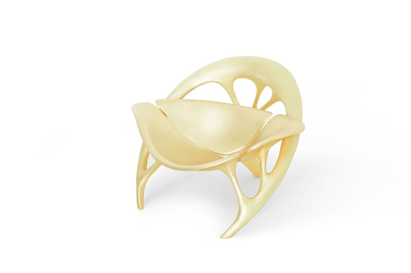 Zhipeng Tan, ‘Lotus Lounge Chair’, 2017, Design/Decorative Art, Brass, Gallery ALL