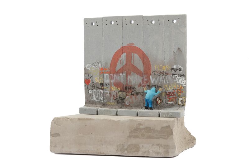 Banksy, ‘Walled Off Hotel - Five Part Souvenir Wall Section’, Sculpture, Hand Painted Resin Sculpture With West Bank Seperation Wall Base, Chiswick Auctions