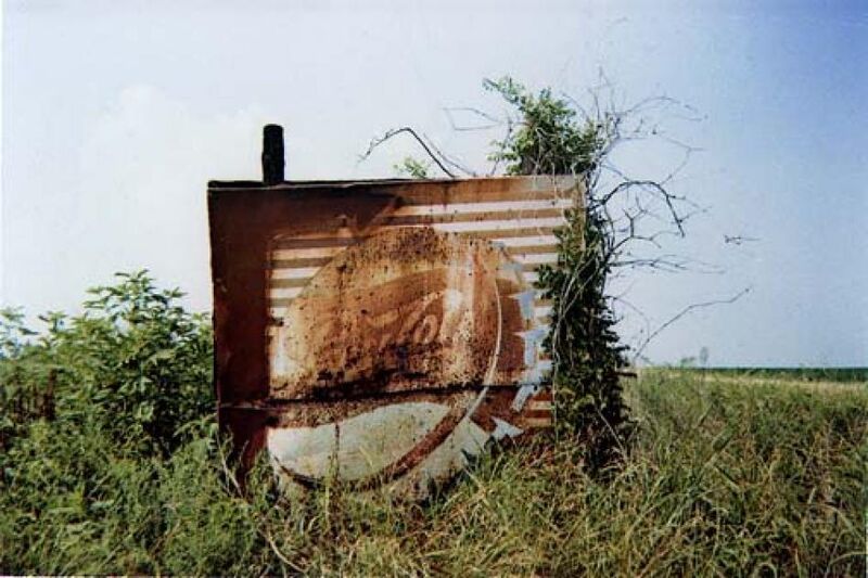 William Christenberry, ‘Pepsi Cola Sign in Landscape - Near Uniontown, Alabama’, 1978, Photography, Dye transfer print, Jackson Fine Art