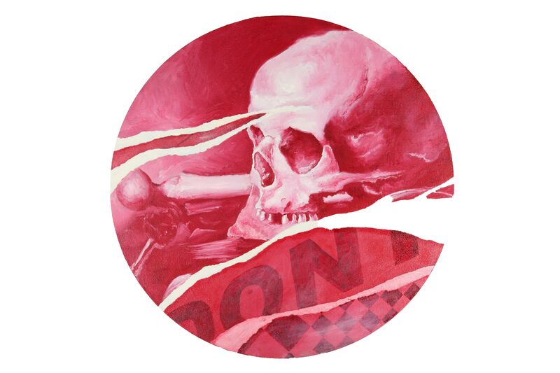 Pedro Matos, ‘Skull’, 2012, Painting, Oil On Canvas, Chiswick Auctions
