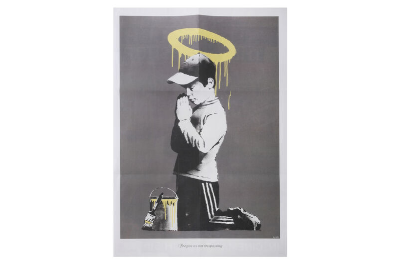 Banksy, ‘Forgive Us Our Trespassing’, 2010, Print, Offset lithograph in colours, Chiswick Auctions