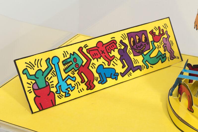 Keith Haring, ‘Luna Luna Karussell: A Poetic Extravaganza!’, 1986, Sculpture, Color offset print on colored cardboard, shaped and carved., Lorenzin Fine Art