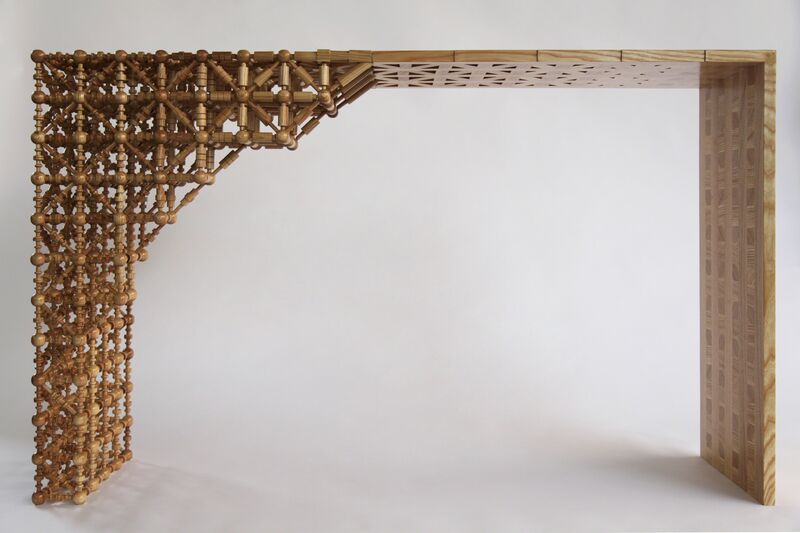 Studio mischer‘traxler, ‘Gradient Mashrabiya Sideboard’, 2012, Design/Decorative Art, Hand crafted oak, Carwan Gallery