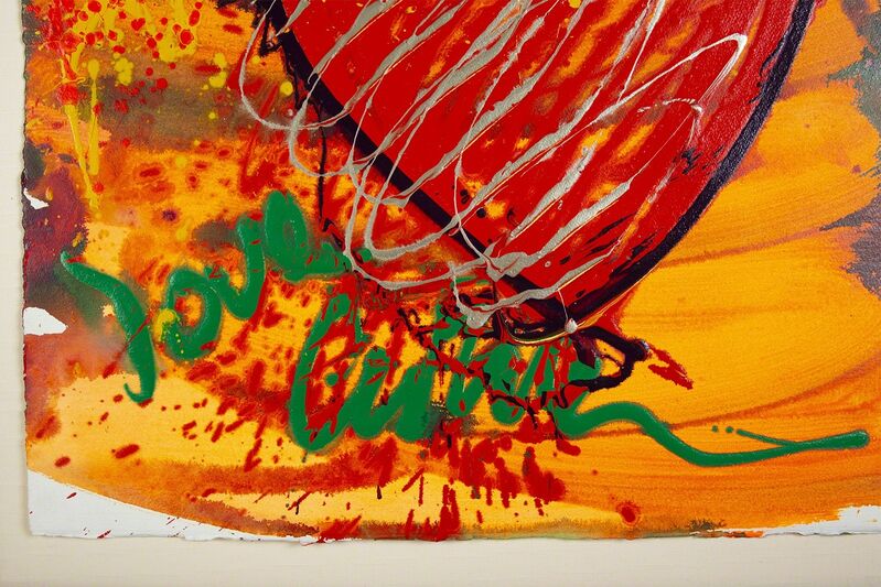 Dale Chihuly, ‘Massive Hand Painted "Drawing" Love Chihuly Glass Pop Art’, 1999, Painting, Acrylic, Modern Artifact