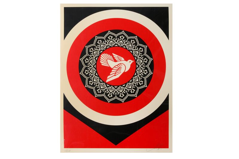 Shepard Fairey, ‘Obey Peace Dove Red’, 2011, Print, Screenprint on paper, Chiswick Auctions