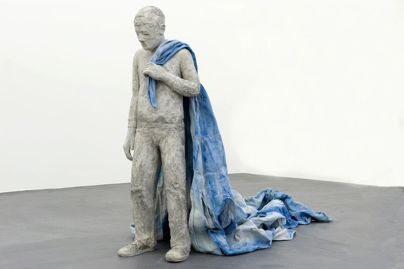 Hannah Greely, ‘Little Falls’, 2012, Sculpture, UltarCal gypsum cement, rebar, canvas, Galerie Bob van Orsouw