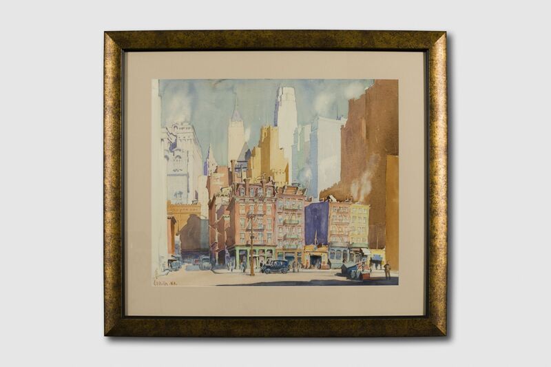 Ernest David Roth, ‘Downtown, New York City’, ca. circa 1941, Painting, Watercolor, Childs Gallery