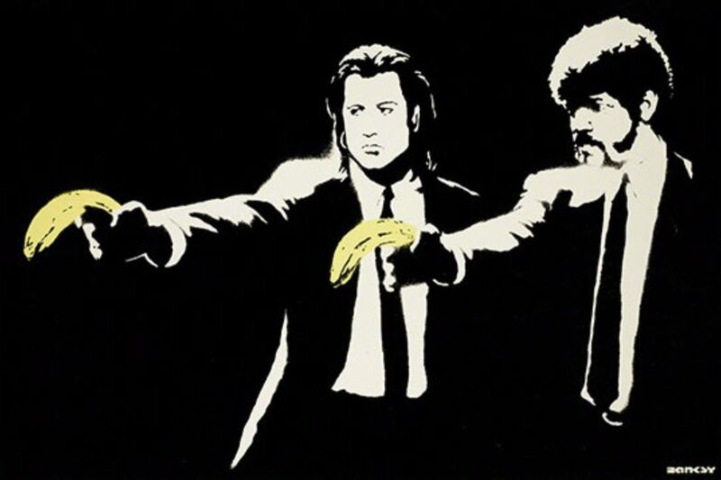 Banksy, ‘Pulp Fiction’, 2004, Print, Screen print on paper, Hexagon Gallery