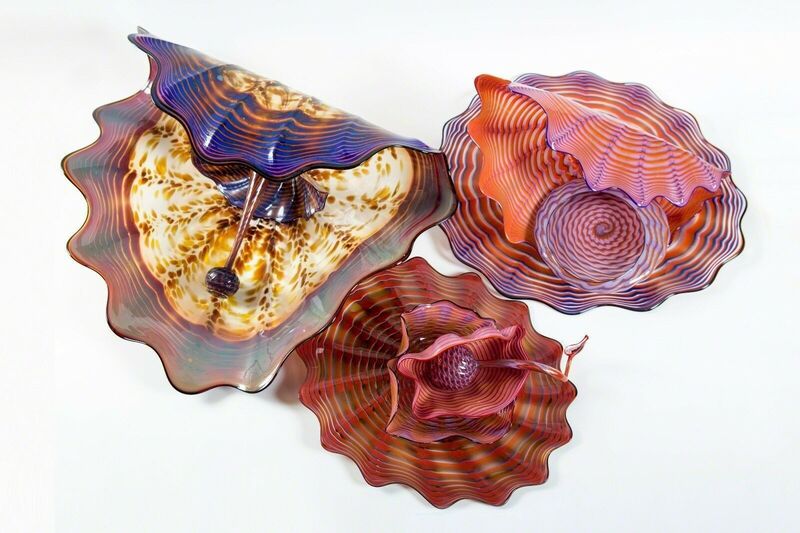 Dale Chihuly, ‘9 Piece Pozzuoli Earth Persian Set one of Kind Massive 30" Diameter’, 1989, Sculpture, Glass, Modern Artifact