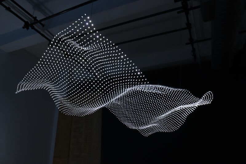 Jason Krugman, ‘Water Carrier’, 2017, Sculpture, Hand soldered LED mesh, SL Gallery
