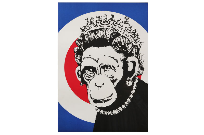 Banksy, ‘Monkey Queen’, 2003, Print, Chiswick Auctions