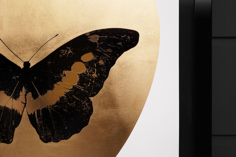 Damien Hirst, ‘'I Love You' Butterfly, Black/Gold’, 2015, Print, Silkscreen, Foil-block, Gold Leaf, Arton Contemporary