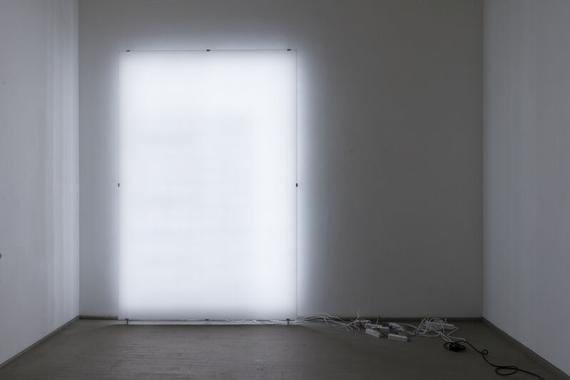 Ignas Krunglevičius, ‘LCD spine’, 2015, Installation, Plexi glass, LED lamps, steel, aluminium, Galerija VARTAI
