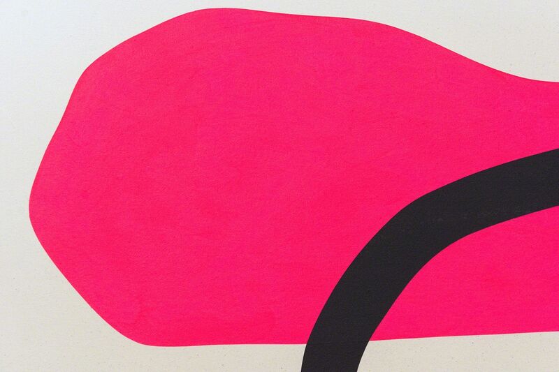 Aron Hill, ‘Two Great Monuments with Bright Pink Hovering’, 2019, Painting, Acrylic on canvas, Oeno Gallery