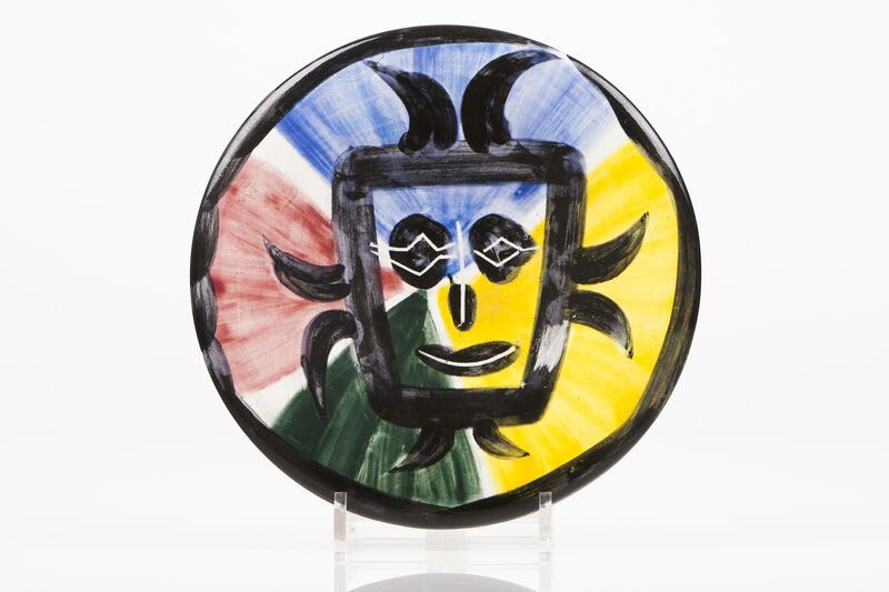 Pablo Picasso, ‘"Visage nº 125"’, 1963, Painted, engraved and glazed ceramics plate, Veritas