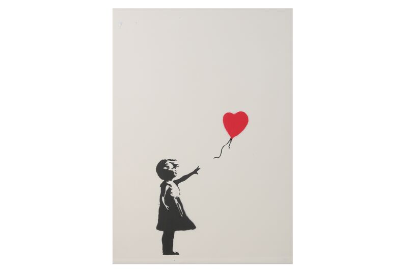 Banksy, ‘Girl with Balloon’, 2004, Print, Screenprint on paper, Chiswick Auctions