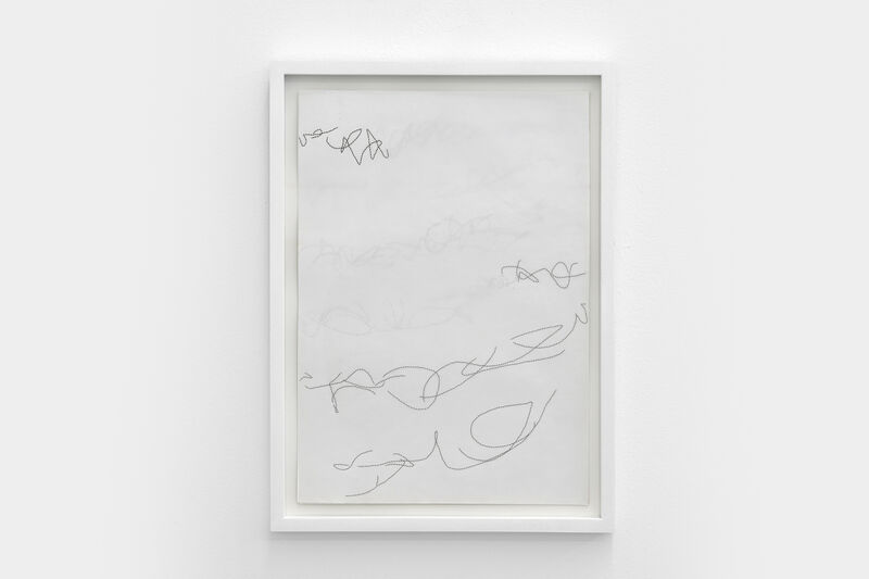 Guðný Rósa Ingimarsdóttir, ‘letter’, 2019, Drawing, Collage or other Work on Paper, Marker and sewing on paper, Hverfisgallerí