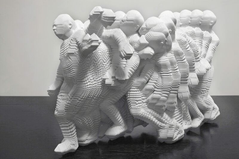 Miao Xiaochun 缪晓春, ‘Make an hour with a week of life’, 2019, Sculpture, 3D print photopolymer resin, Eli Klein Gallery
