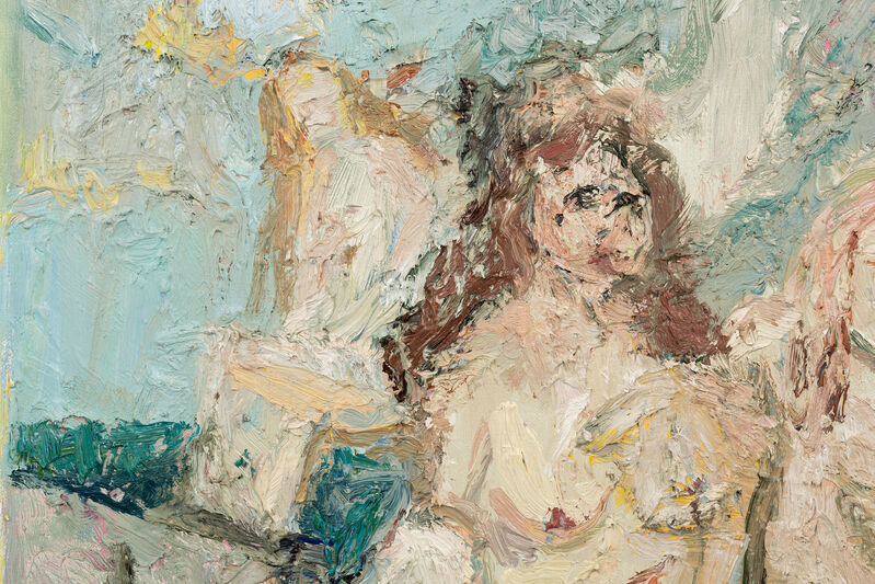 Mia Chaplin, ‘Three Sirens on Heartbreak Island’, 2020, Painting, Oil on canvas, WHATIFTHEWORLD