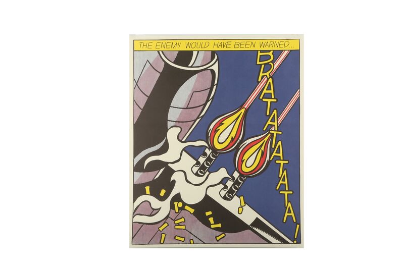 Roy Lichtenstein, ‘As I open fire (triptych)’, Print, Lithograph, Chiswick Auctions