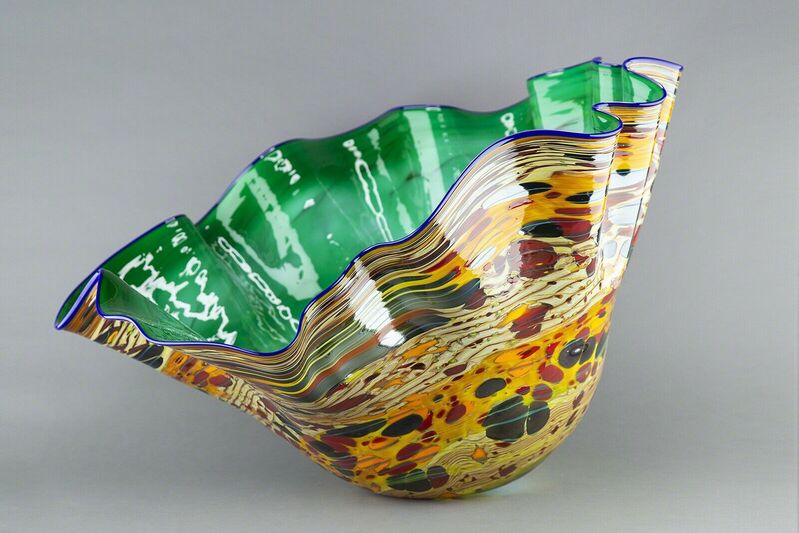 Dale Chihuly, ‘Emerald Macchia with Indigo Lip’, 2000, Sculpture, Glass, Modern Artifact