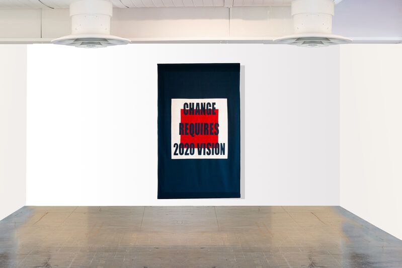 Carrie Mae Weems, ‘Change Requires 2020 Vision’, 2018, Other, Felt banner, The Watermill Center Benefit Auction