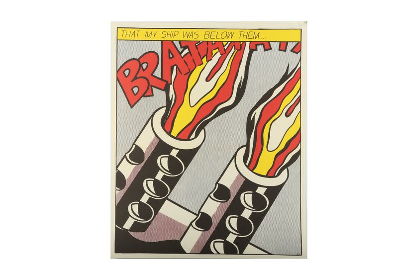 Roy Lichtenstein, ‘As I open fire (triptych)’, Print, Lithograph, Chiswick Auctions